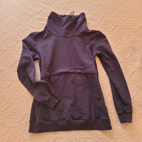 Ripe Maternity and Nursing Joey Pullover Navy Medium - Picture 2 of 5